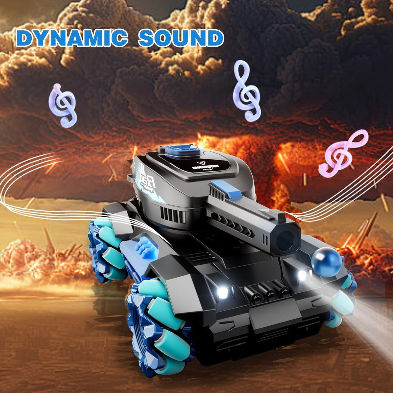 2.4GHz RC Water Bomb Drifting Tank