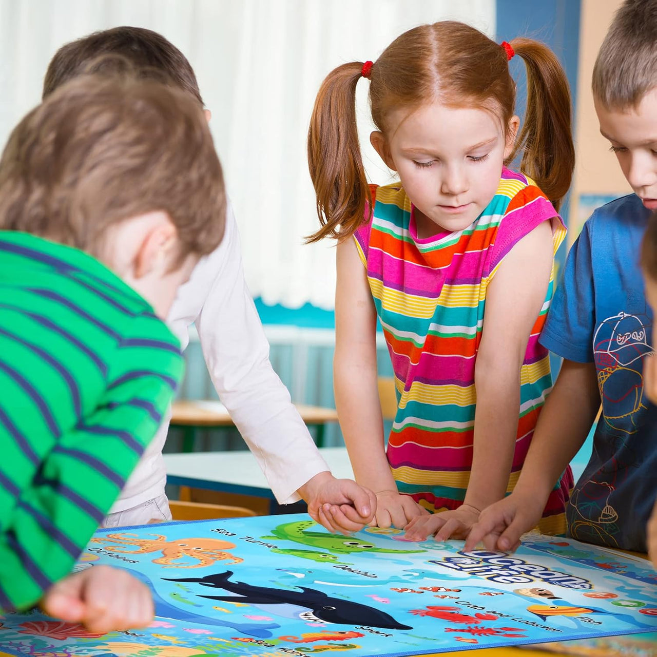 Electronic Ocean Life Animal Learning Wall Chart