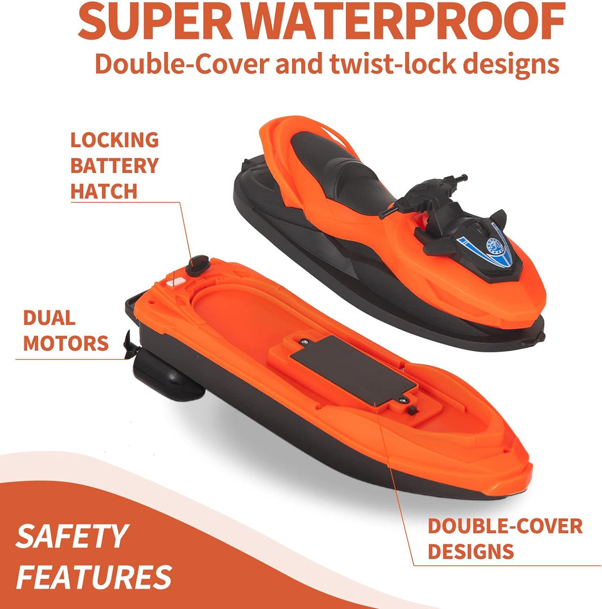 2.4GHz RC Rechargeable High Speed Boat