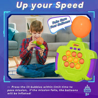 Handheld Quick Push Bubble Balloon Fidget Game