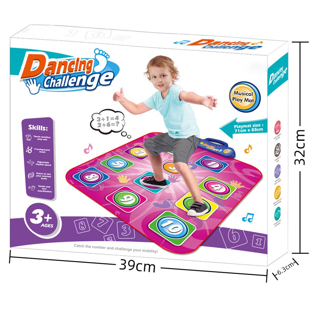Dancing Challenge Number Mat