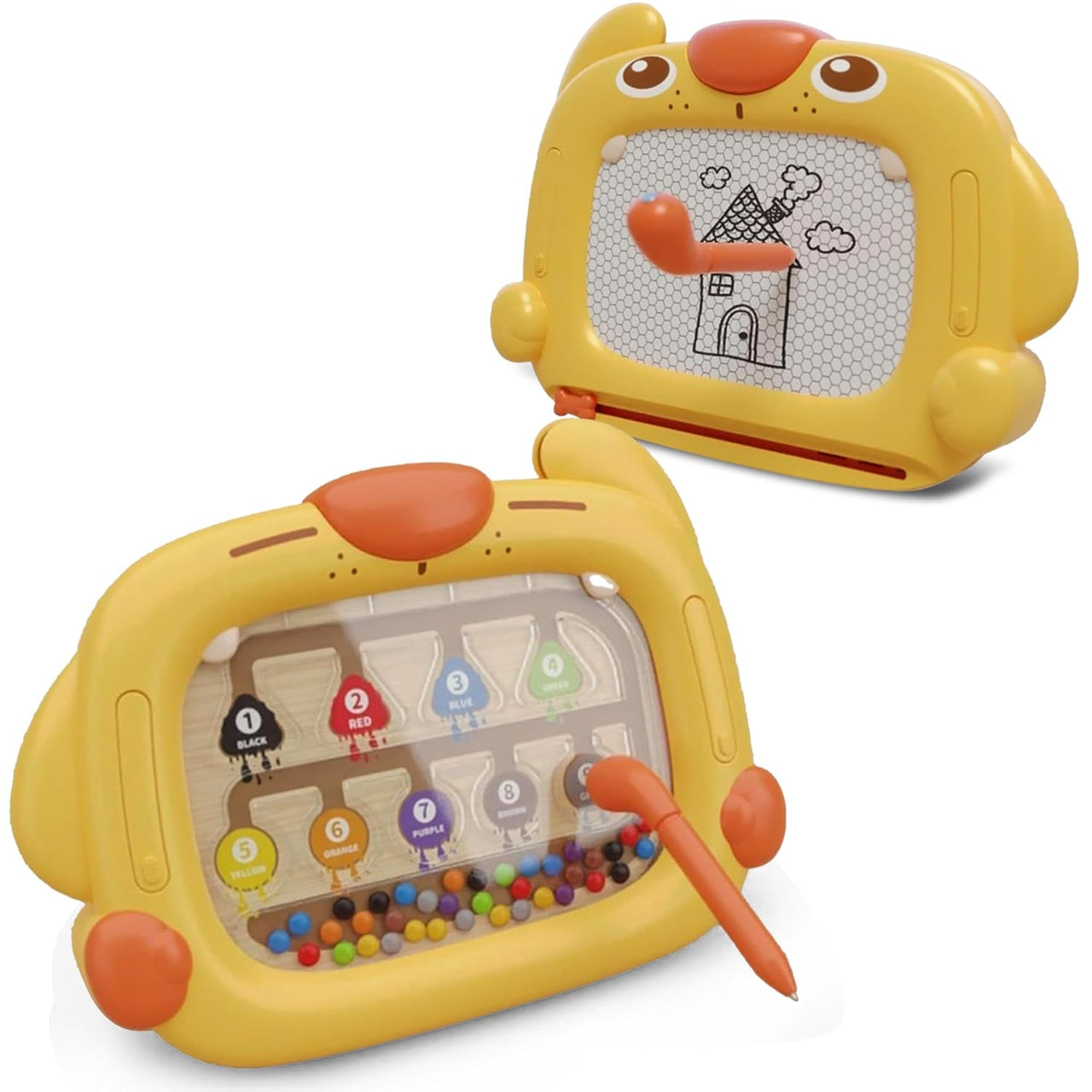 2 in 1 Premium Magnetic Beads & Drawing Board