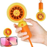 Rechargeable Cartoon Turbine Cooling Fan - Assortment