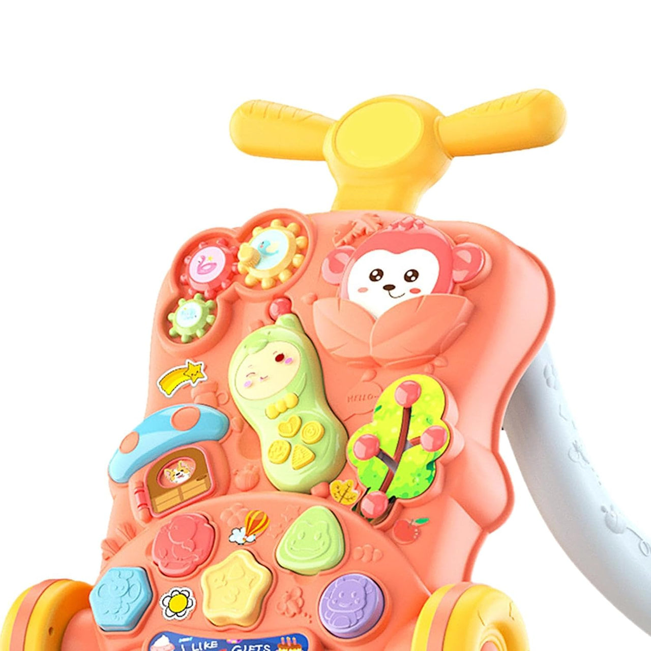 Multi-functional Baby Puzzle Activity Walker - Red
