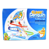 Electric Funny Penguin Track Set With Light & Music