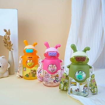 650ml Premium Rabbit Design Sipper Water Bottle