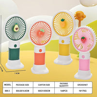 Rechargeable Mini Handheld Fruit Fan