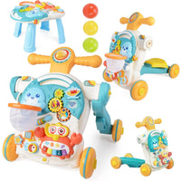 4in1 Multi-functional Baby Musical Walker - Green