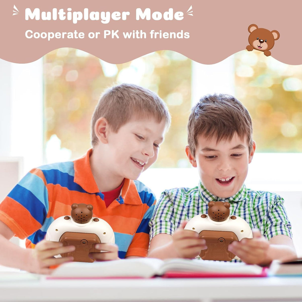 Multi-Modes Electronic Bear Pop Puzzle Game Machine