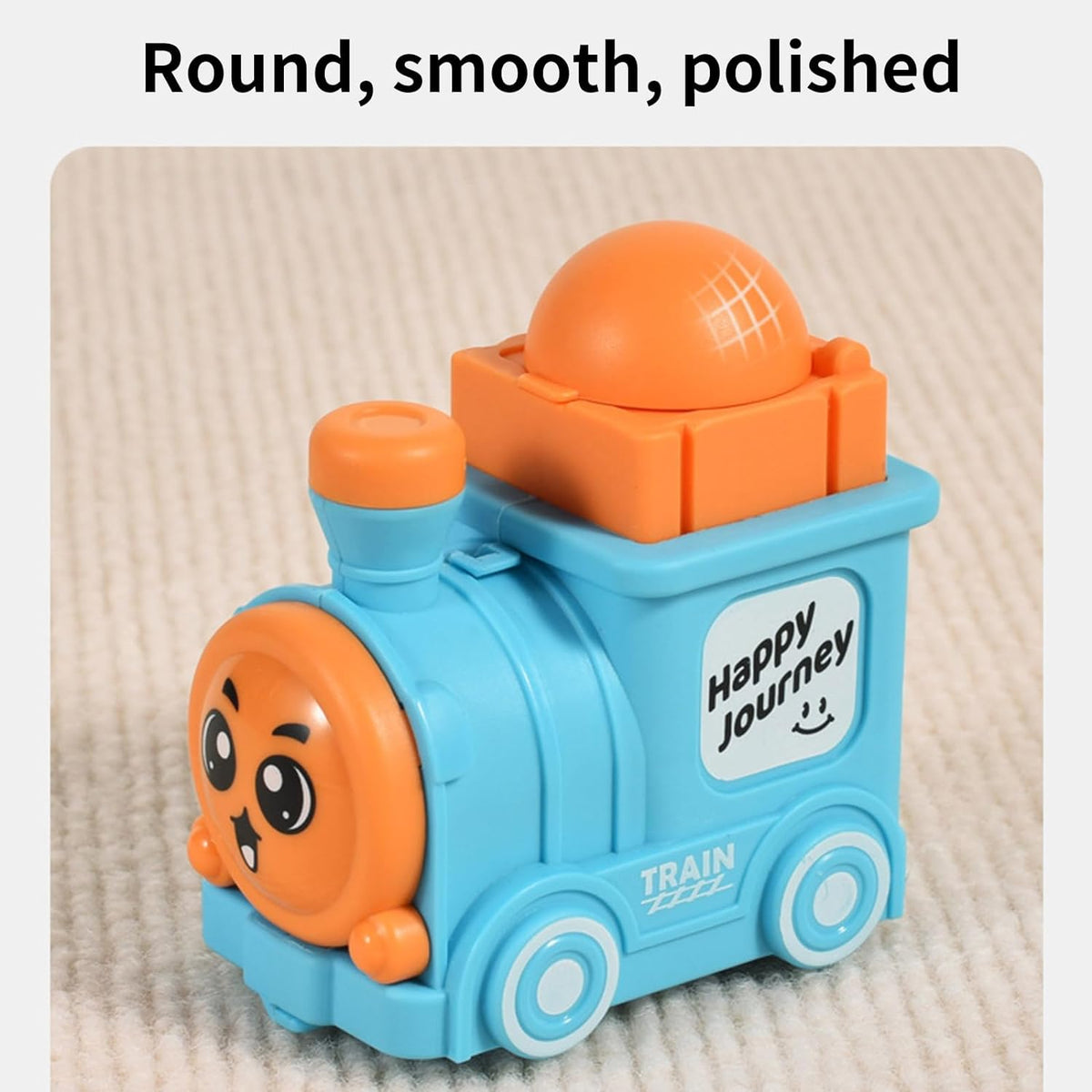 Press & Go Cartoon Mini Train - 1Pc