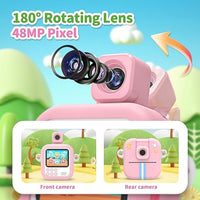 Kids Cute Bunny Instant Print Camera