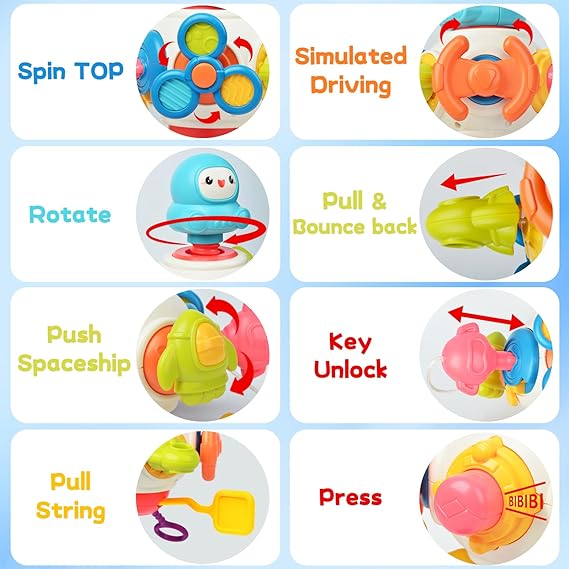 8in1 Space Busy Activity Play Set For Toddlers