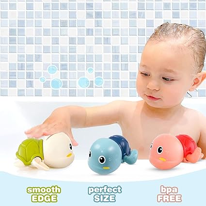 Newborn Sea Animal Tortoise Bath Toy - 1Pc