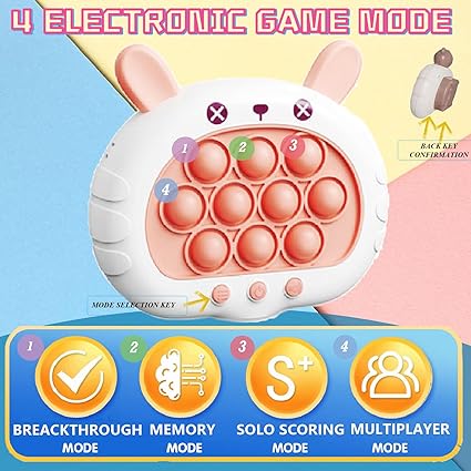 Multi-Modes Electronic Rabbit Pop Puzzle Game Machine