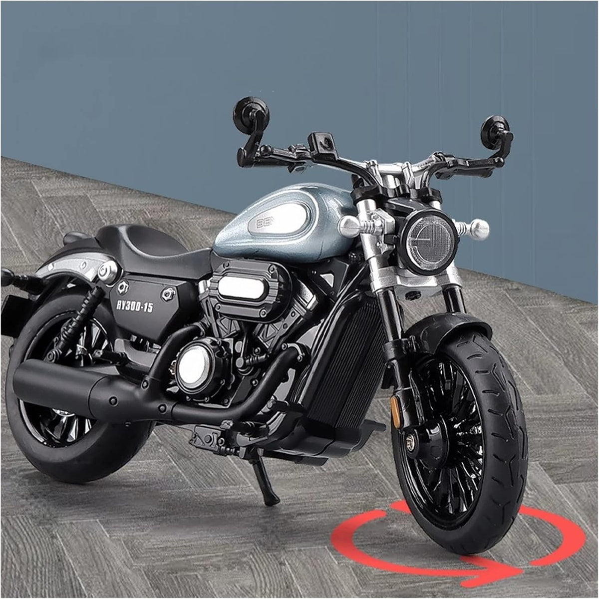 1:12 Diecast BENDA Chinchilla HY300  Model Bike