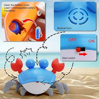 2.4GHz Remote Control Cute Crab With Light & Sound