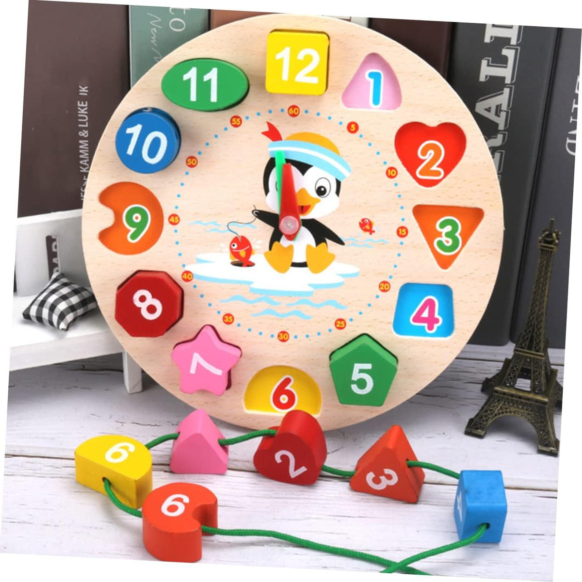 Wooden Montessori Learning Digital Clock