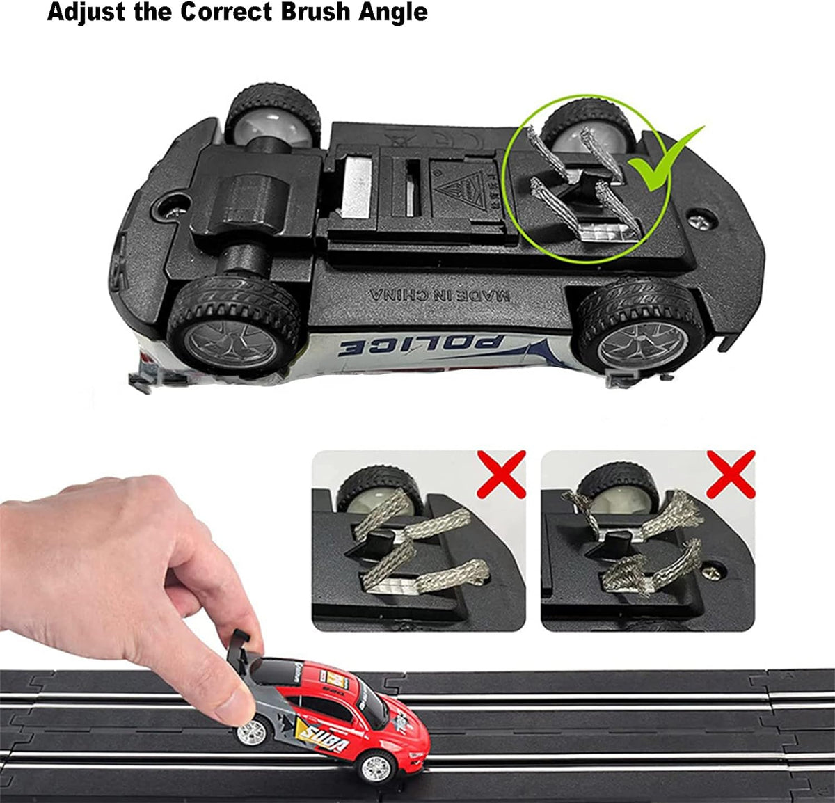 1:64 Electric Circular Overpass Car Racing Track Set