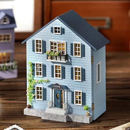 DIY Miniature Molan House With LED Lights