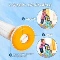Huanger Baby Musical Walker With Dazzling Lights