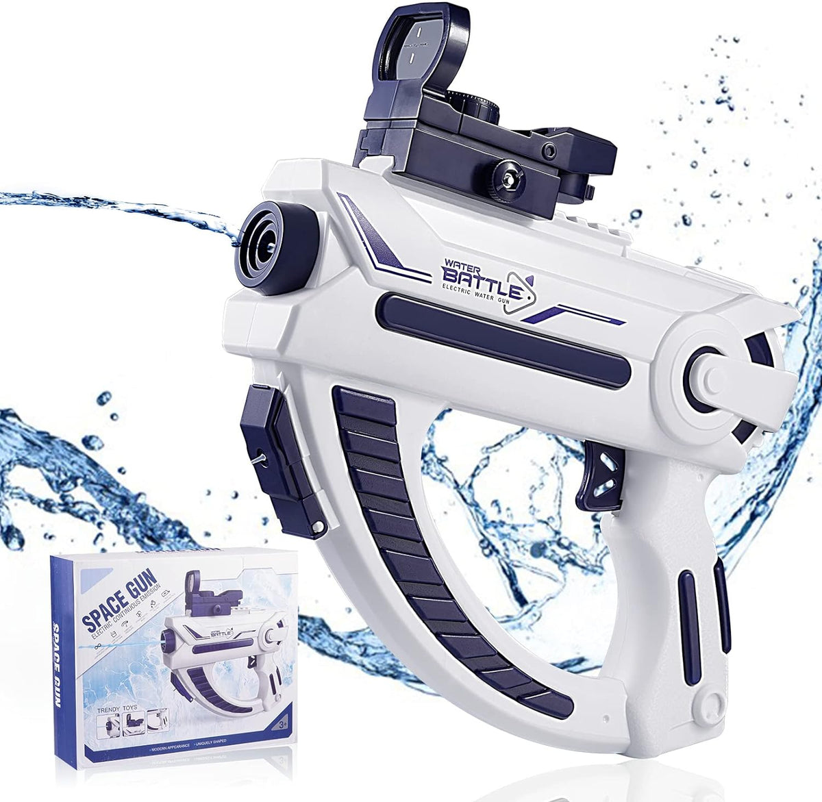 Electric Continuous Firing Space Water Gun