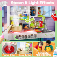 95Pcs Kids Pretend Home Chef Kitchen Set