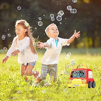 Electric Mini Car Automatic Colorful Bubble Machine