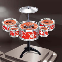 Thumbnail for 9Pcs Kids Mini Music Jazz Drums With Instruments