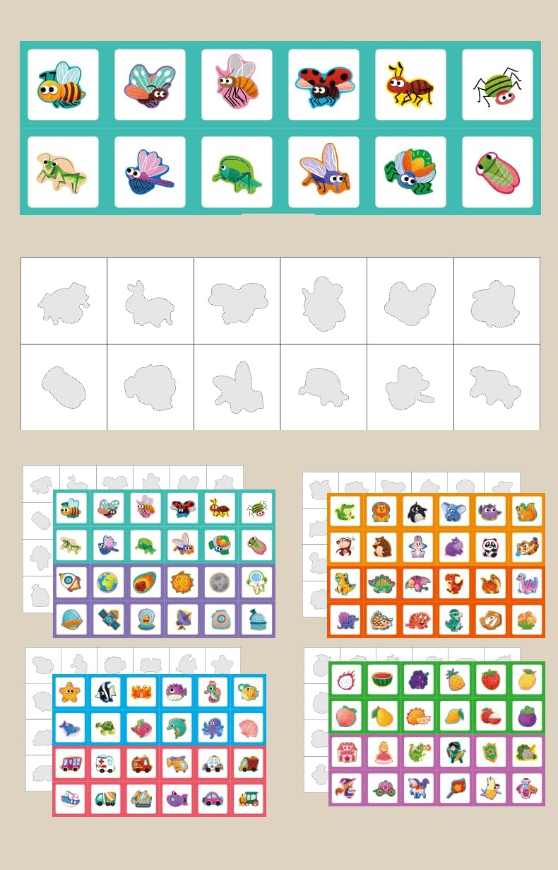 Wooden String Traffic Beading For Toddlers-12 Cards