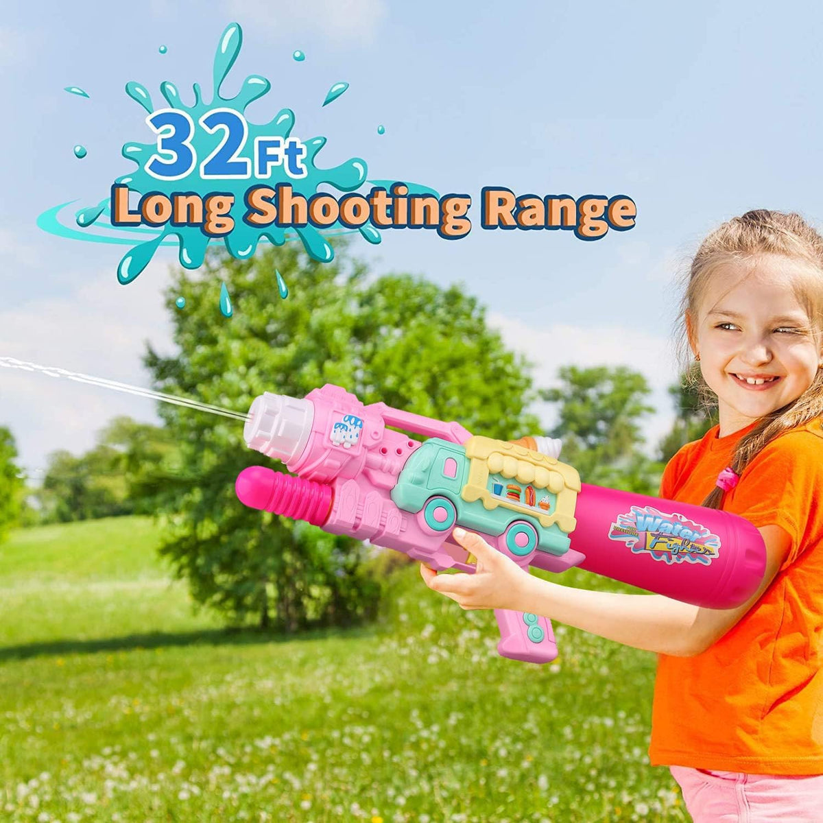 Manual Ice Cream Model Water Gun