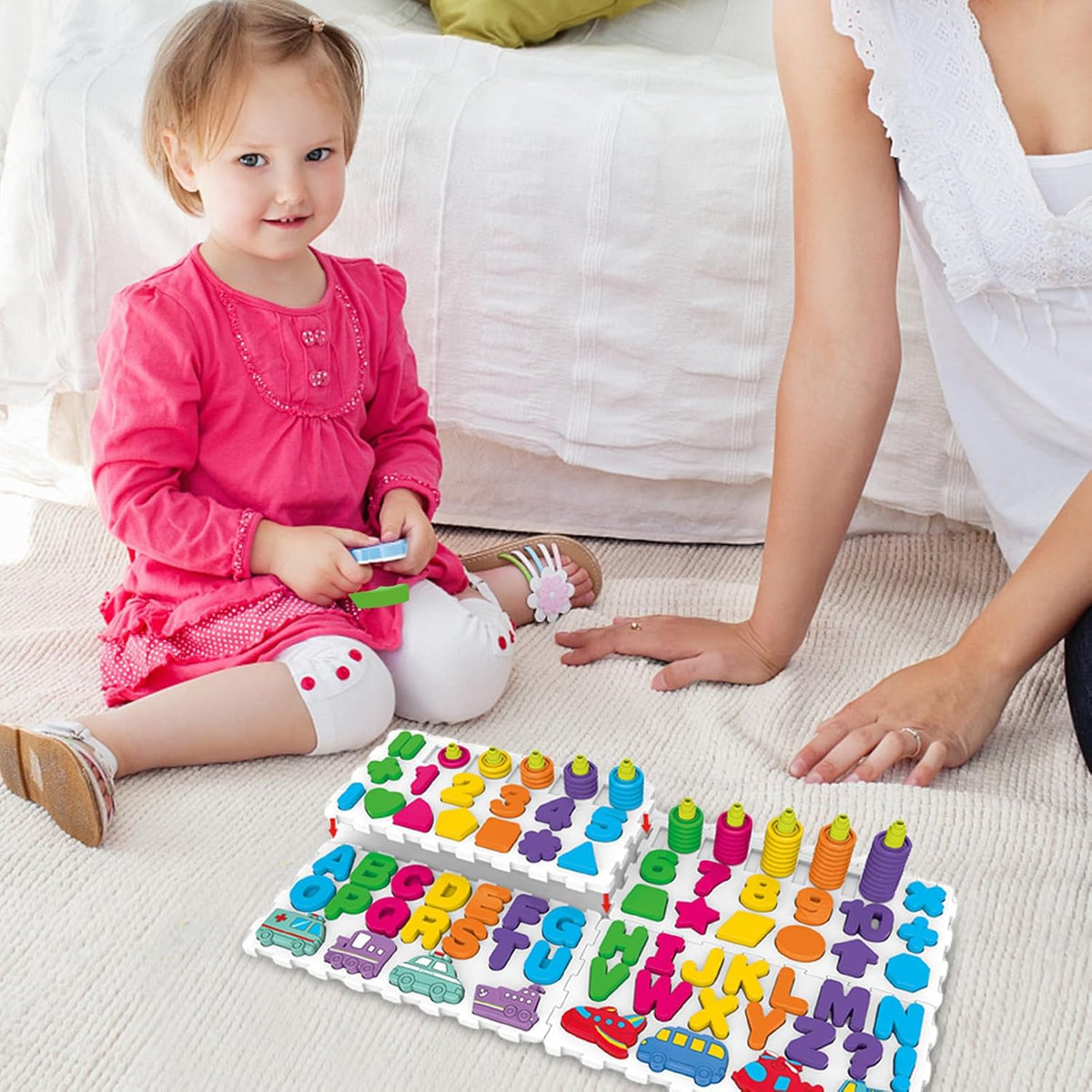 4in1 Kids Number & Letter Learning Board
