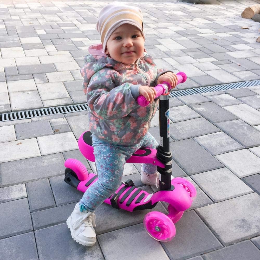Adjustable Height Balance Scooter - Pink