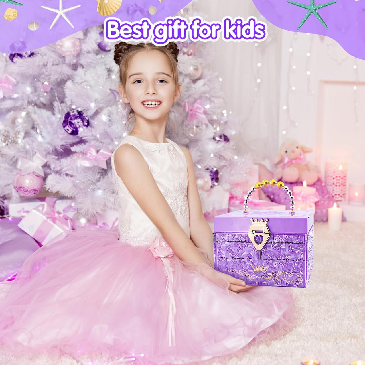 Realistic Girls Makeup & Jewellery Treasure Box