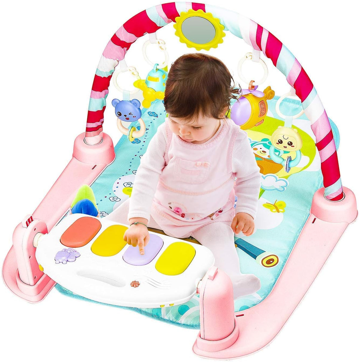 5in1 Baby's Piano Gym Mat