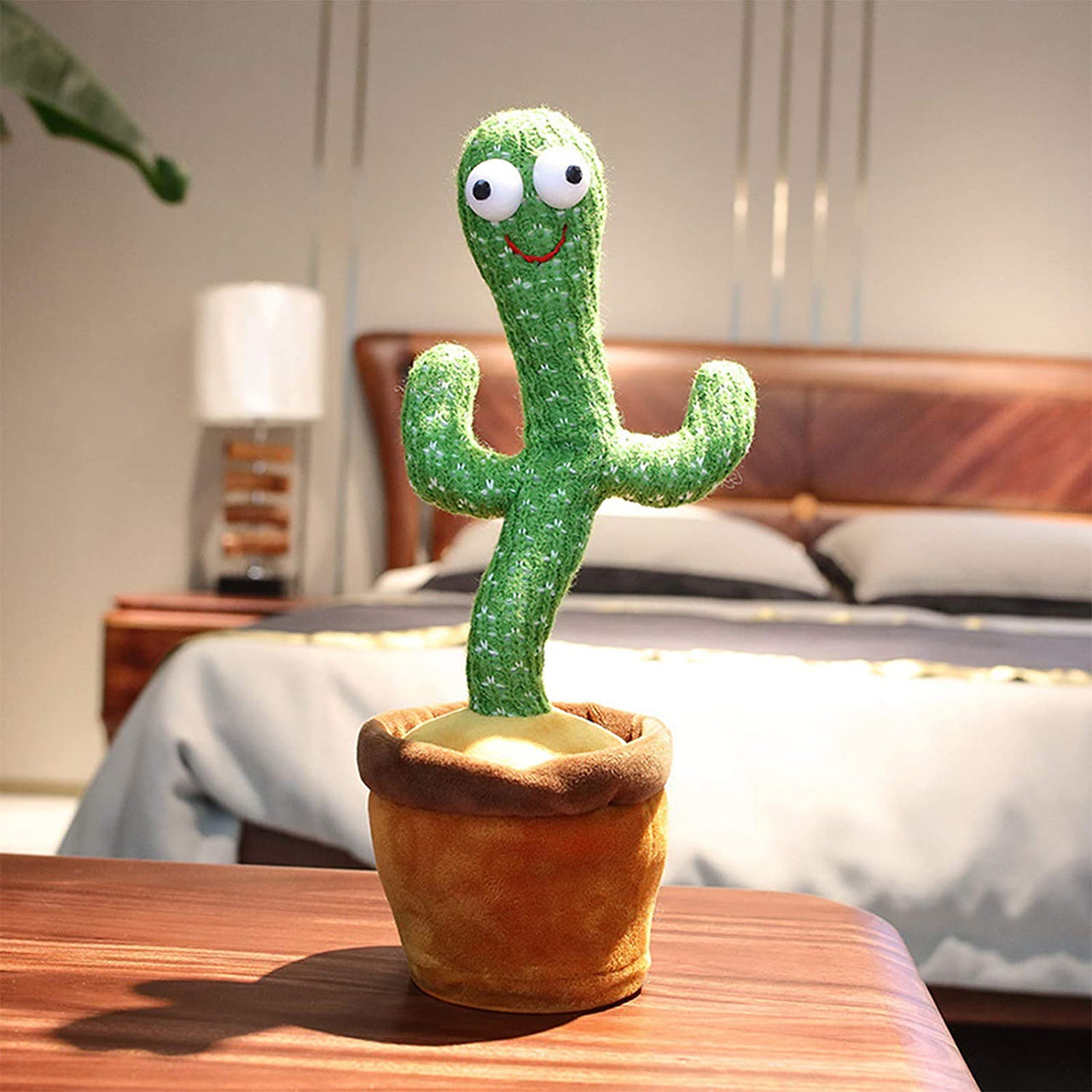 Rechargeable Cute Dancing and Talking Cactus - Large