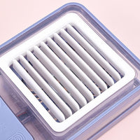 Transparent Spray & Light Air Conditioning Table Fan