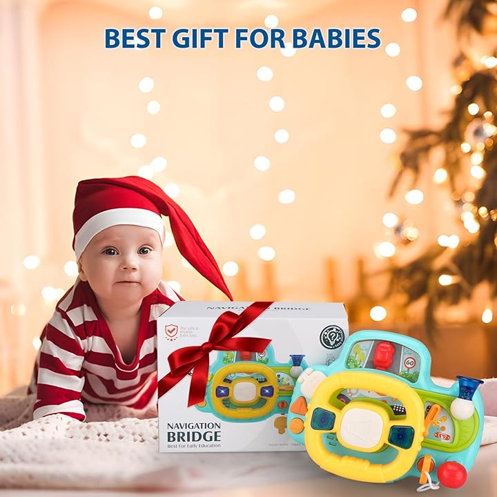 Huanger Musical Steering Wheel With Light & Music