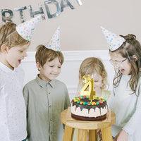Number 4 Crown Designed Birthday Candle