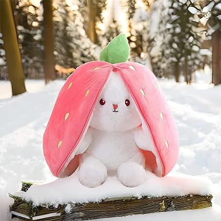 7* Inches Easter Plush Bunny With Zipper