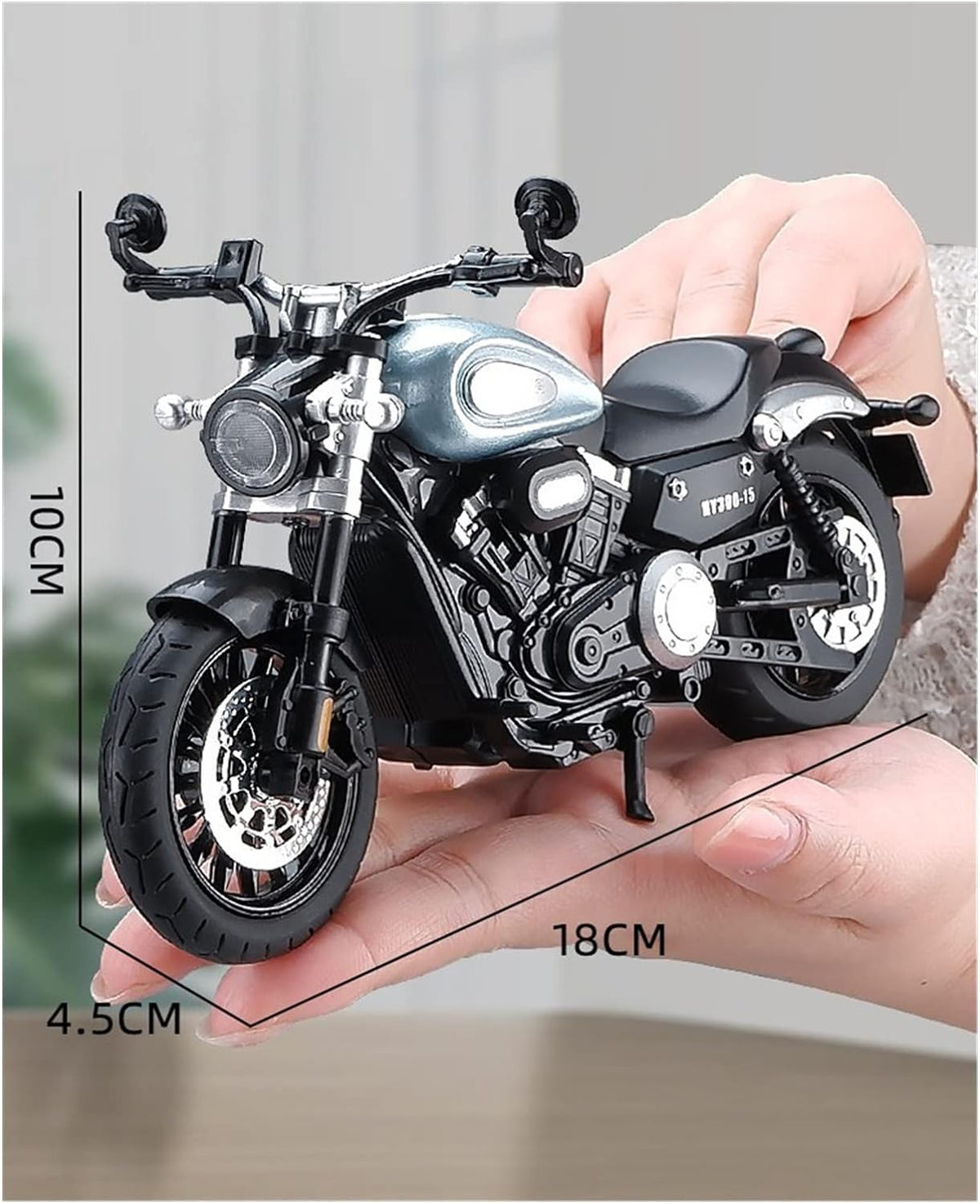1:12 Diecast BENDA Chinchilla HY300  Model Bike
