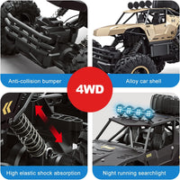 1:10 RC 2.4GHz Large Diecast Off-Road Rock Crawler