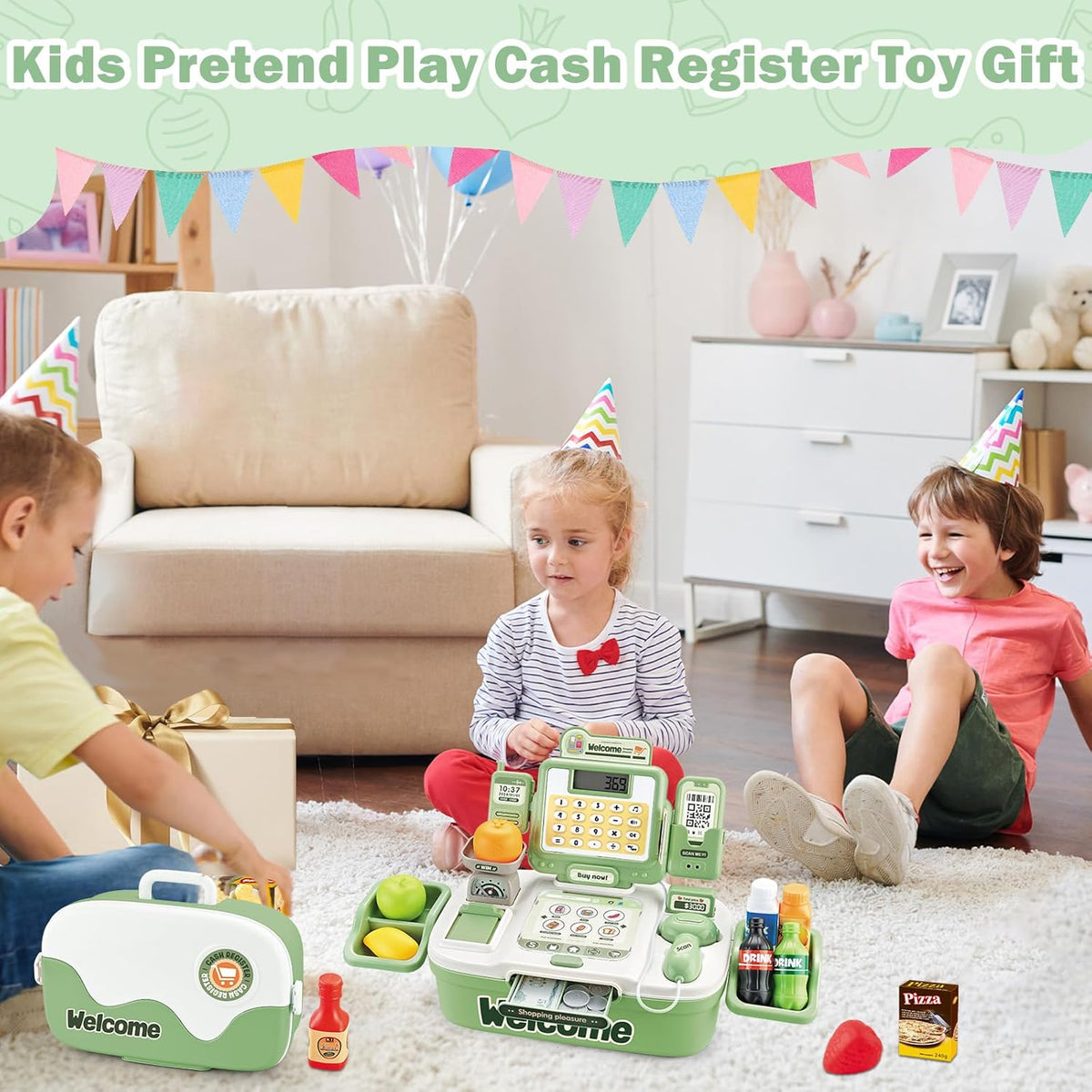 42Pcs Pretend Play Cash Register Toy