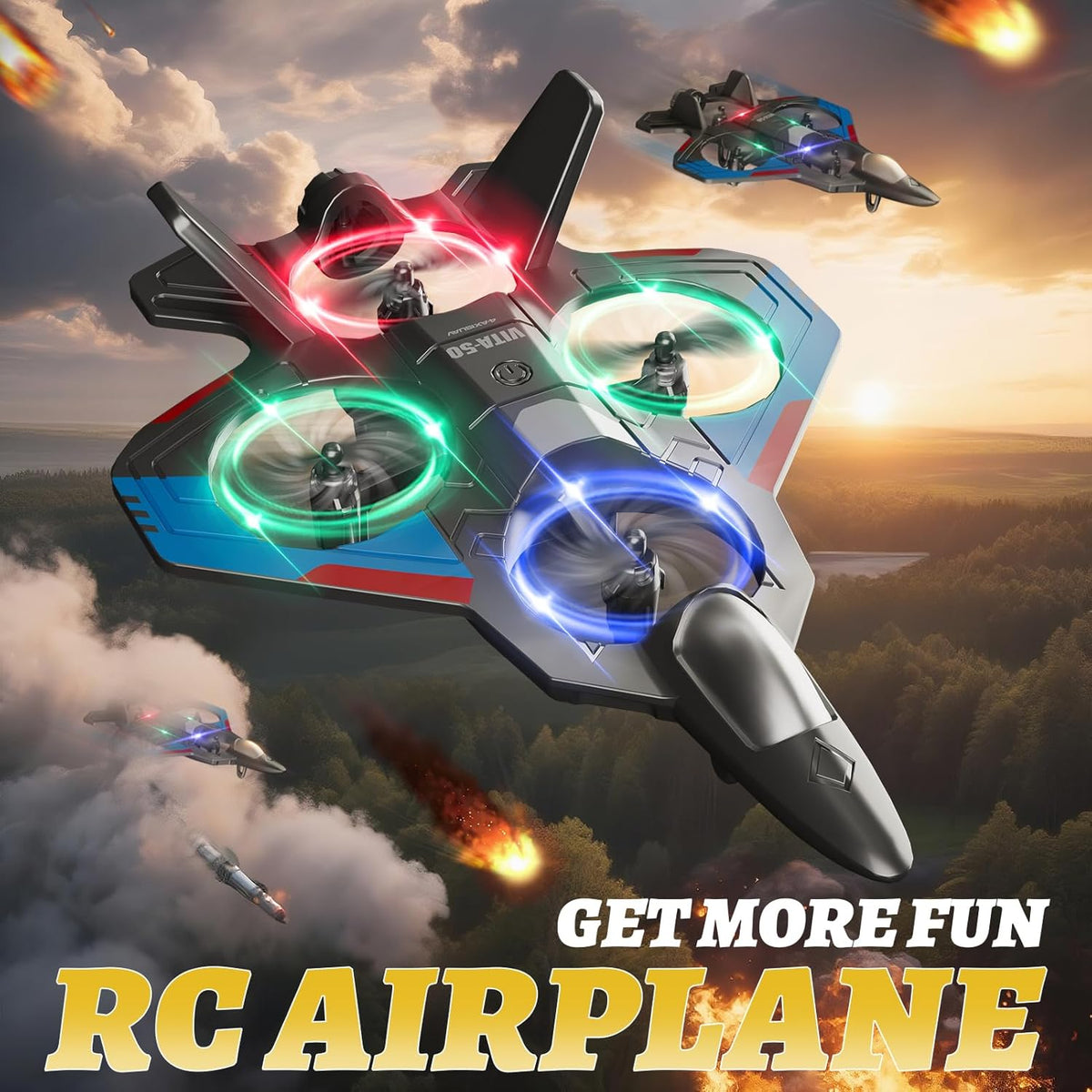 RC ABS VITA-50 Flying Airplane Model