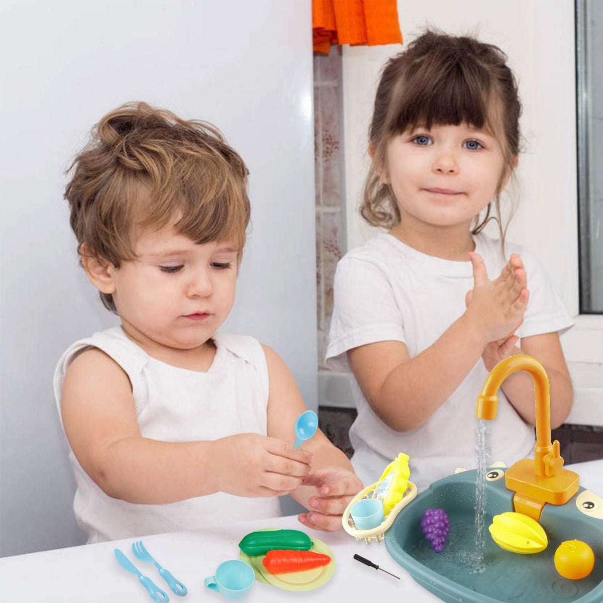 Battery Operated Little Cow Dish Washer