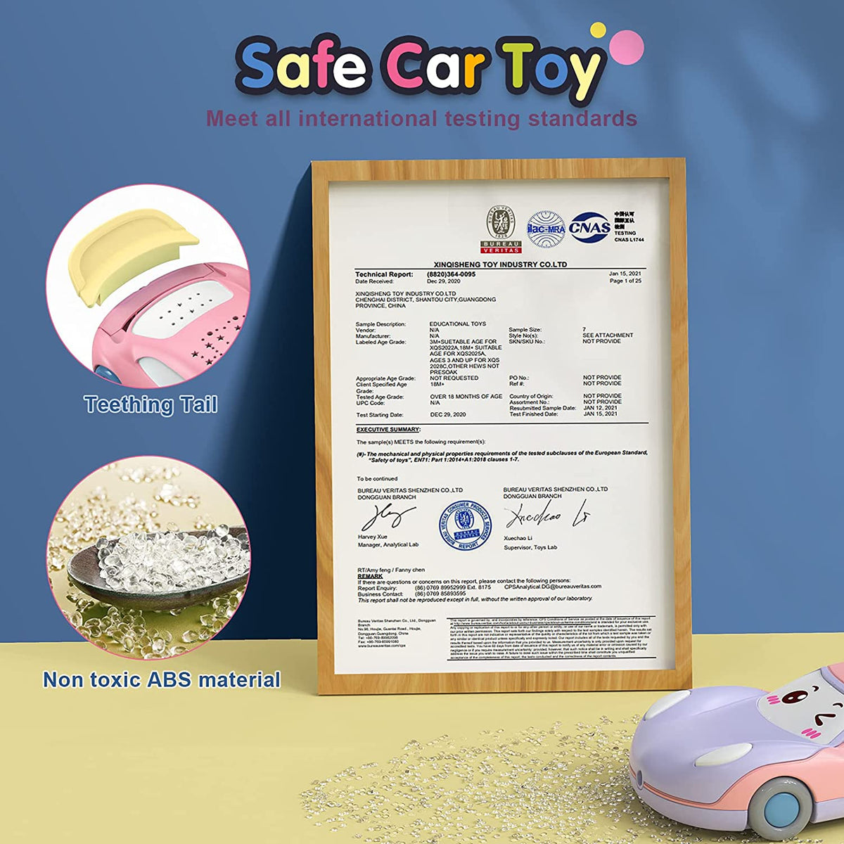 Baby Toy Car Phone with Star Projector