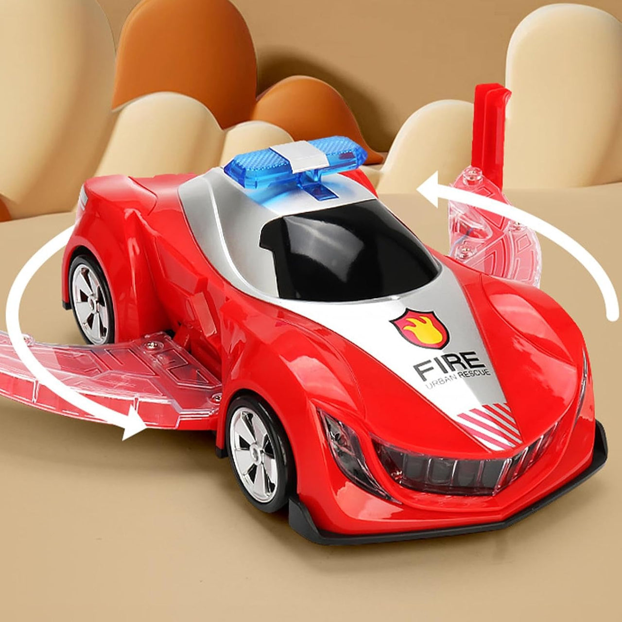 Electric Shape Changing Fire Urban Rescue Car