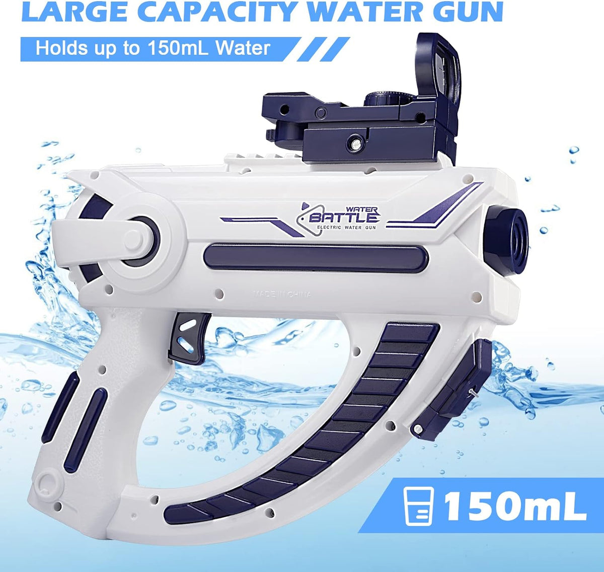 Electric Continuous Firing Space Water Gun