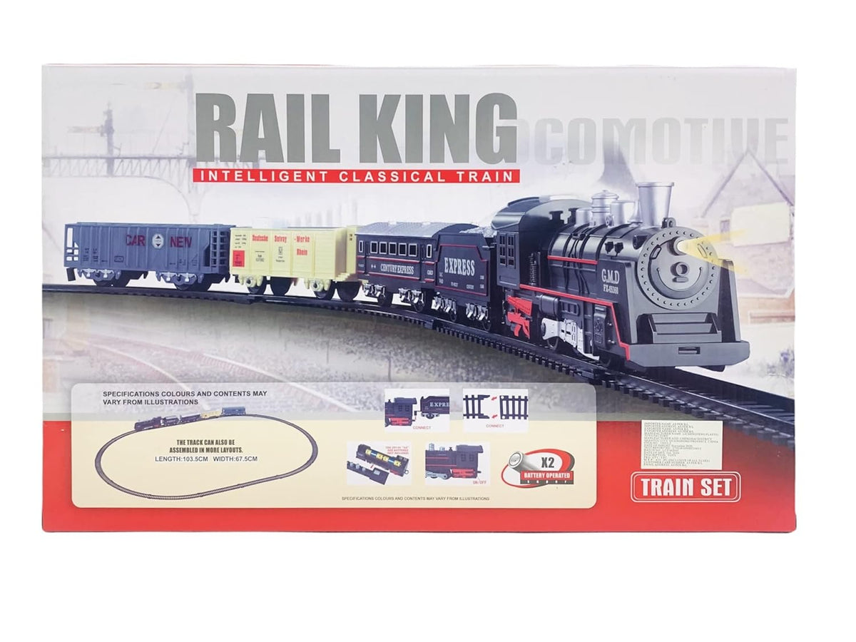 Battery Operated Classical Train Track With Realistic Sound