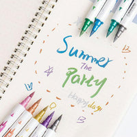 10Pcs Metallic Glitter Marker Pen