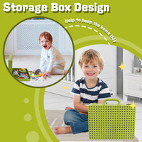 DIY Creative Dinosaur Projection & Puzzle Board With Storage Box